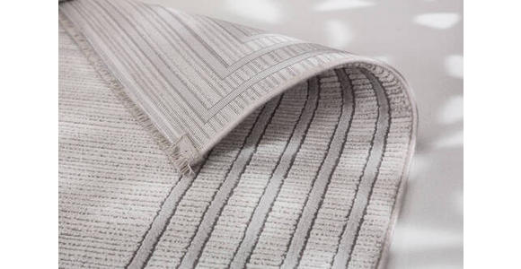 WEBTEPPICH 133/190 cm Silberfarben  - Silberfarben, Design, Textil (133/190cm) - Novel
