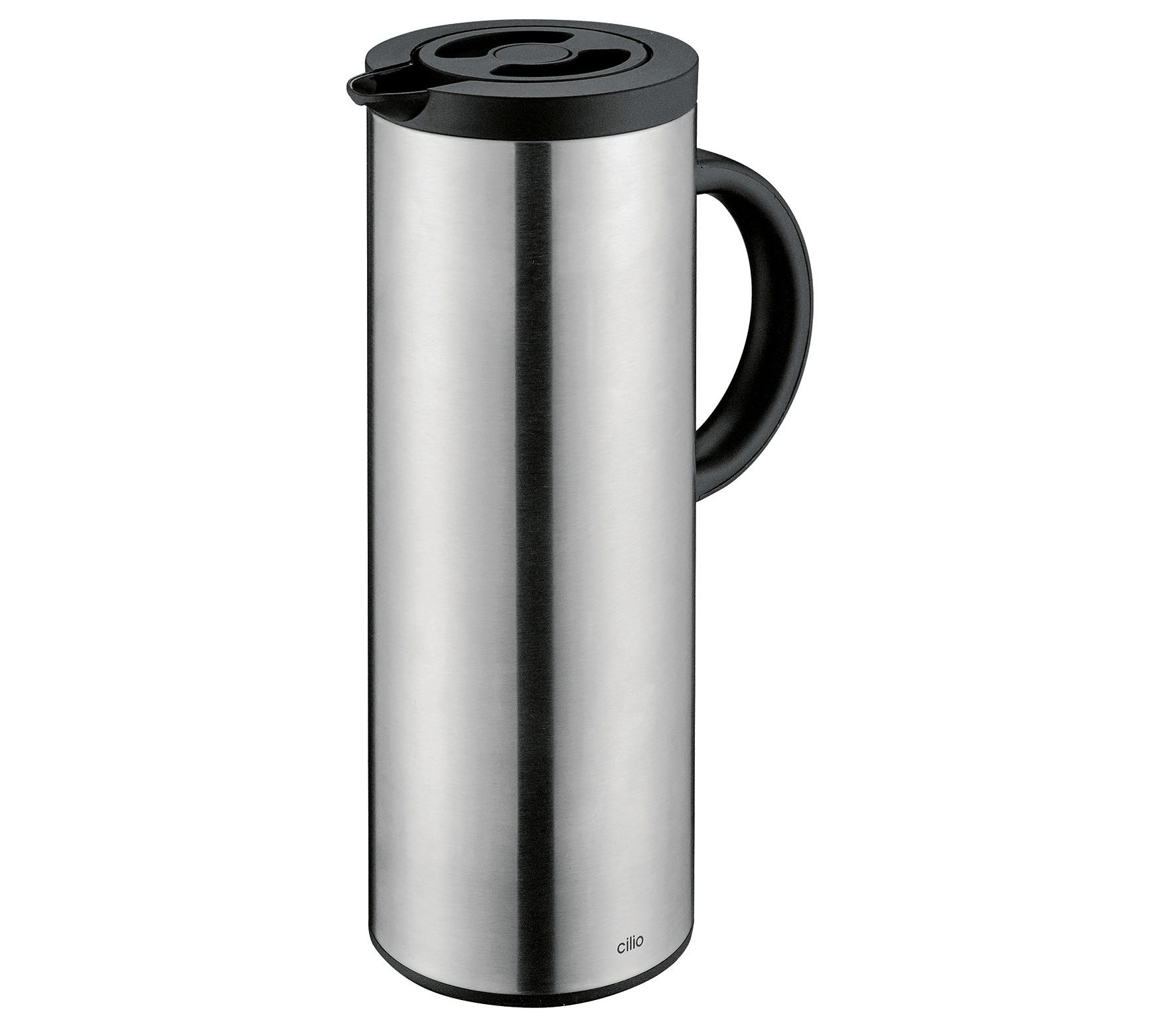 ISOLIERKANNE FIRENZE 1 L  - Edelstahlfarben, Basics, Glas/Kunststoff (11/30/11cm) - Cilio