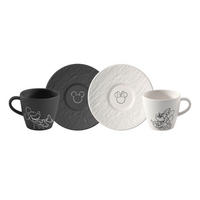 CSÉSZEKÉSZLET     - fekete/fehér, Basics, kerámia - Villeroy & Boch