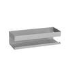 WANDREGAL  - Silberfarben, Basics, Metall (30/8/10,5cm) - Wenko