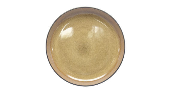 DESSERTTELLER Faro  21 cm   - Braun, Design, Keramik (21cm) - Novel