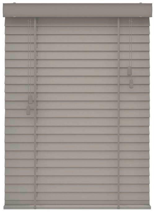 JALOUSIE  halbtransparent  90/175 cm    - Grau, Natur, Holz (90/175cm)