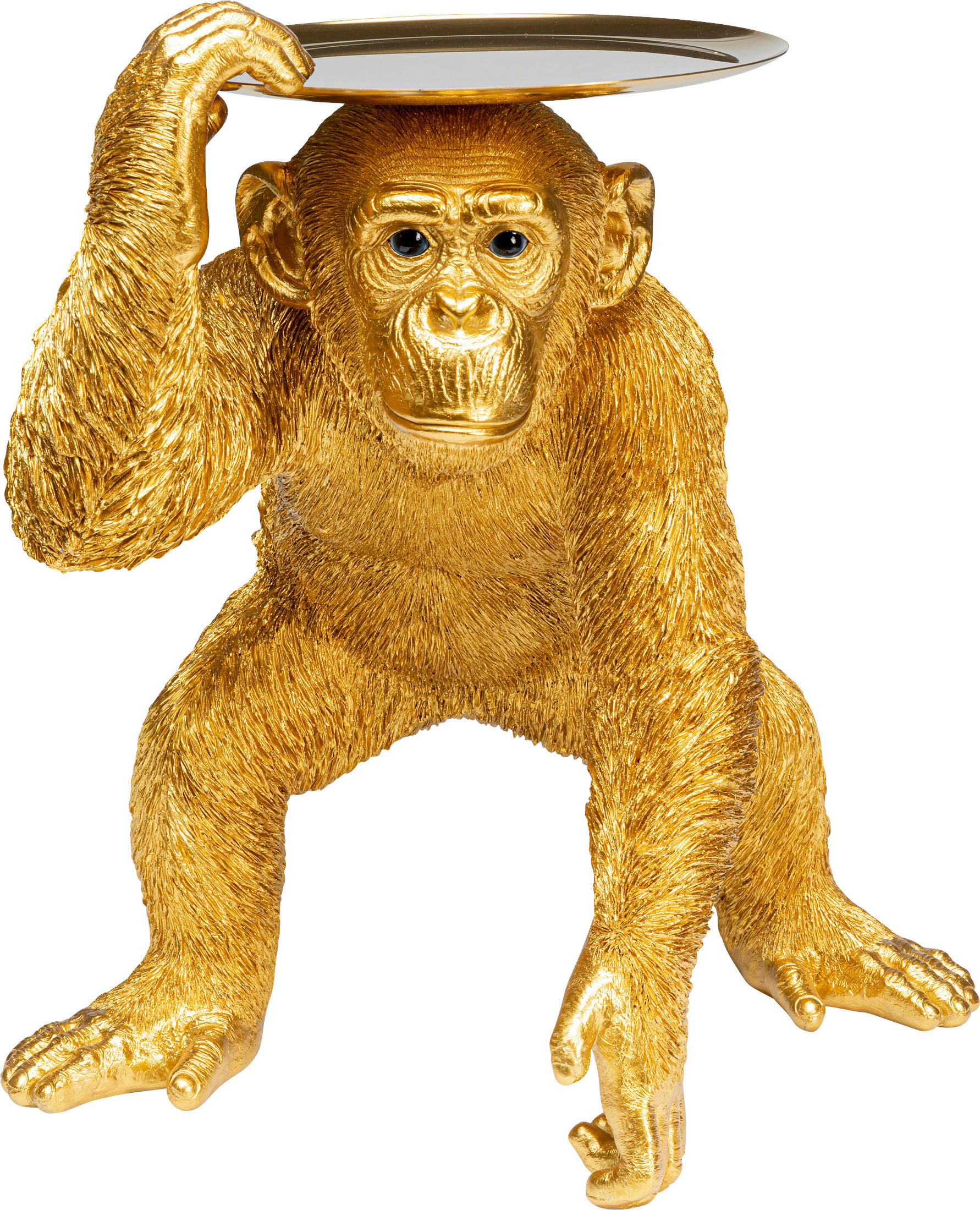 Kare-Design Dekoaffe Gold 45x52x37 cm