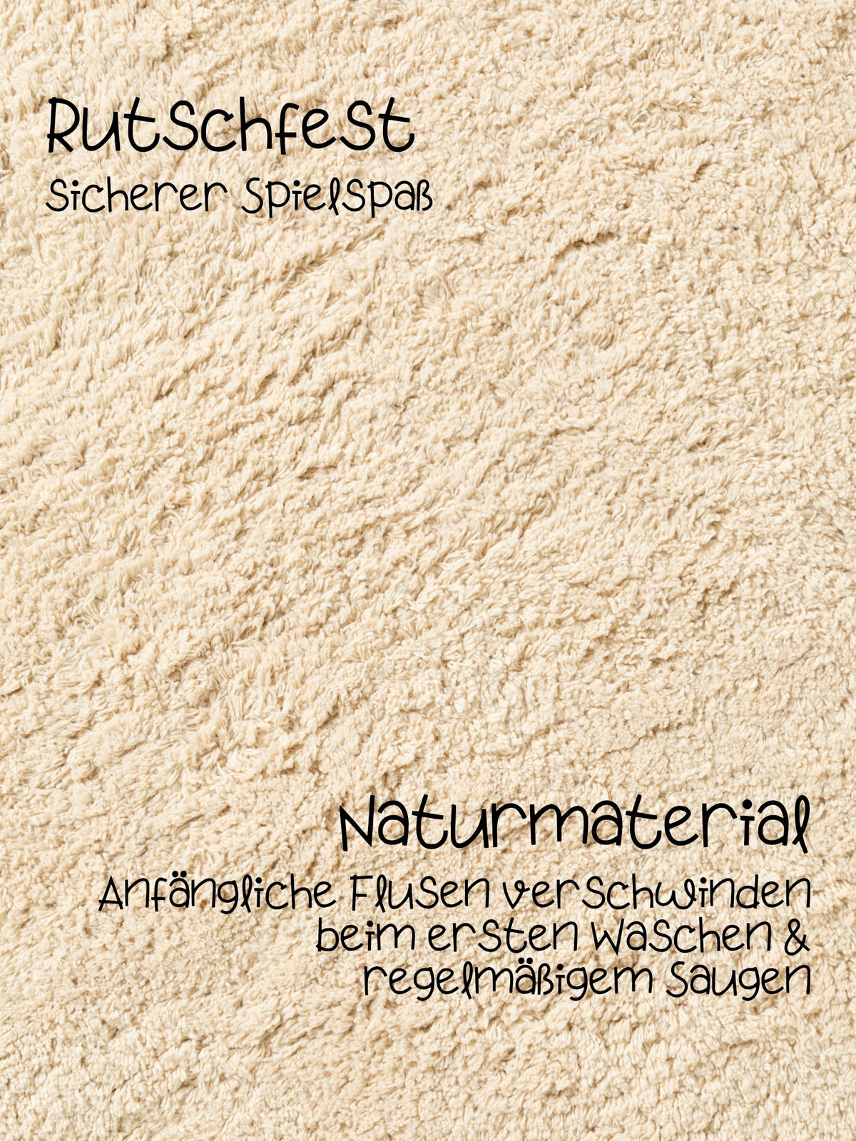 KINDERTEPPICH 160 cm Snuggle Sunna Creme, Multicolor rund  - Multicolor/Creme, Basics, Kunststoff/Textil (160cm) - Hanse Home