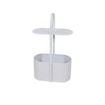 BEISTELLTISCH Weiß rechteckig  - Weiß, Design, Metall (40/70,5/24,5cm) - Ambia Home