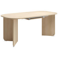 ESSTISCH Hellbraun bootsförmig  ausziehbar, in verschiedenen Größen erhältlich, in verschiedenen Holzdekoren erhältlich, Variantenauswahl  - Hellbraun, Natur, Holzwerkstoff (180-260/90/76cm) - Tom Tailor