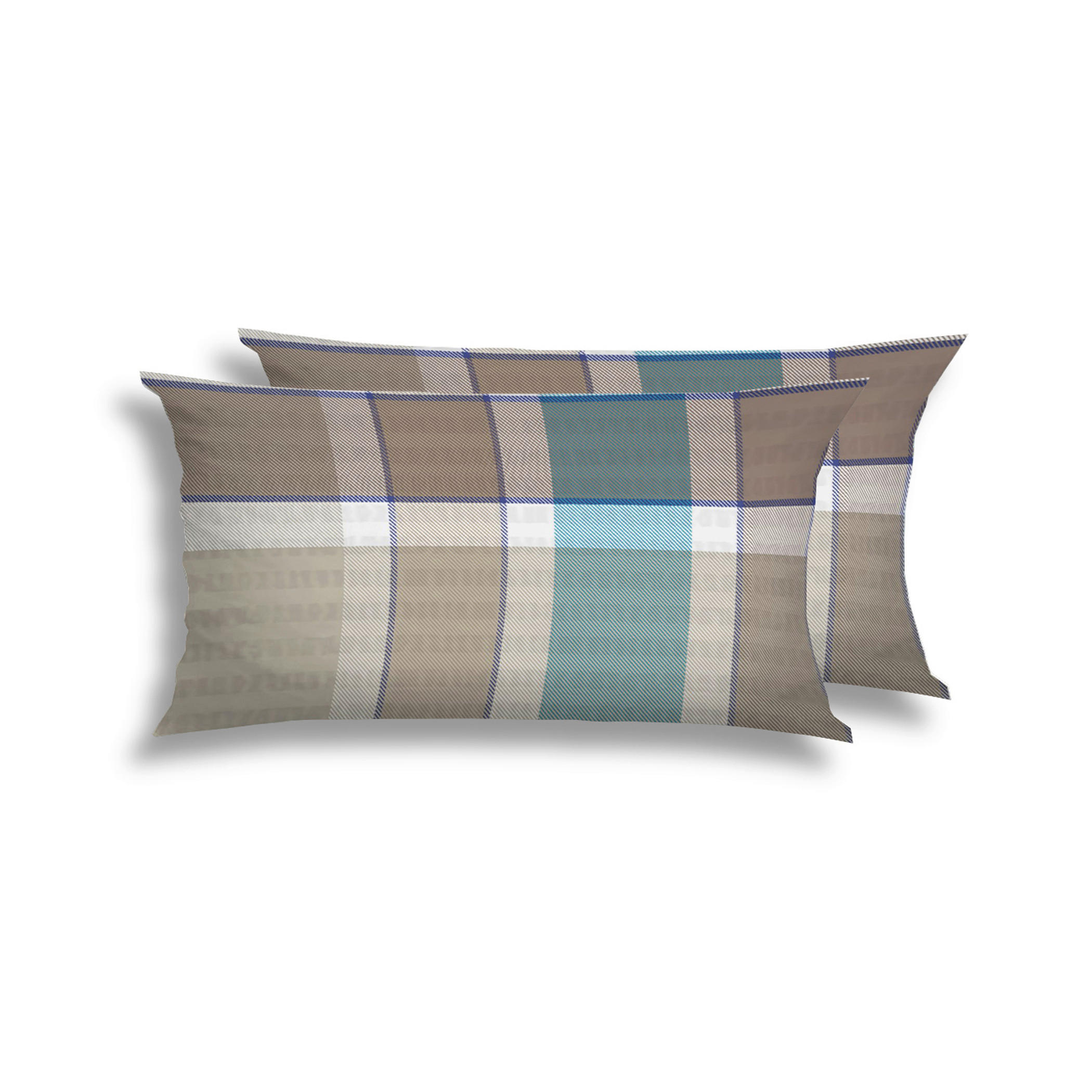 KOPFPOLSTERBEZUG 40/80 cm  - Blau, Design, Textil (40/80cm) - Florella