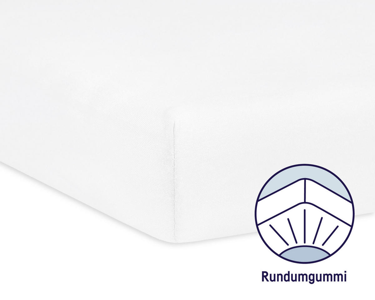 KINDERSPANNBETTTUCH   - Weiß, Basics, Textil (70/140cm) - Zöllner