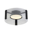 LED-DECKENLEUCHTE 40/16.5 cm   - Transparent/Weiß, Design, Kunststoff/Metall (40/16.5cm) - Novel