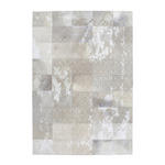 FLACHWEBETEPPICH 75/140 cm Silberfarben  - Silberfarben, Design, Leder/Textil (75/140cm) - Novel