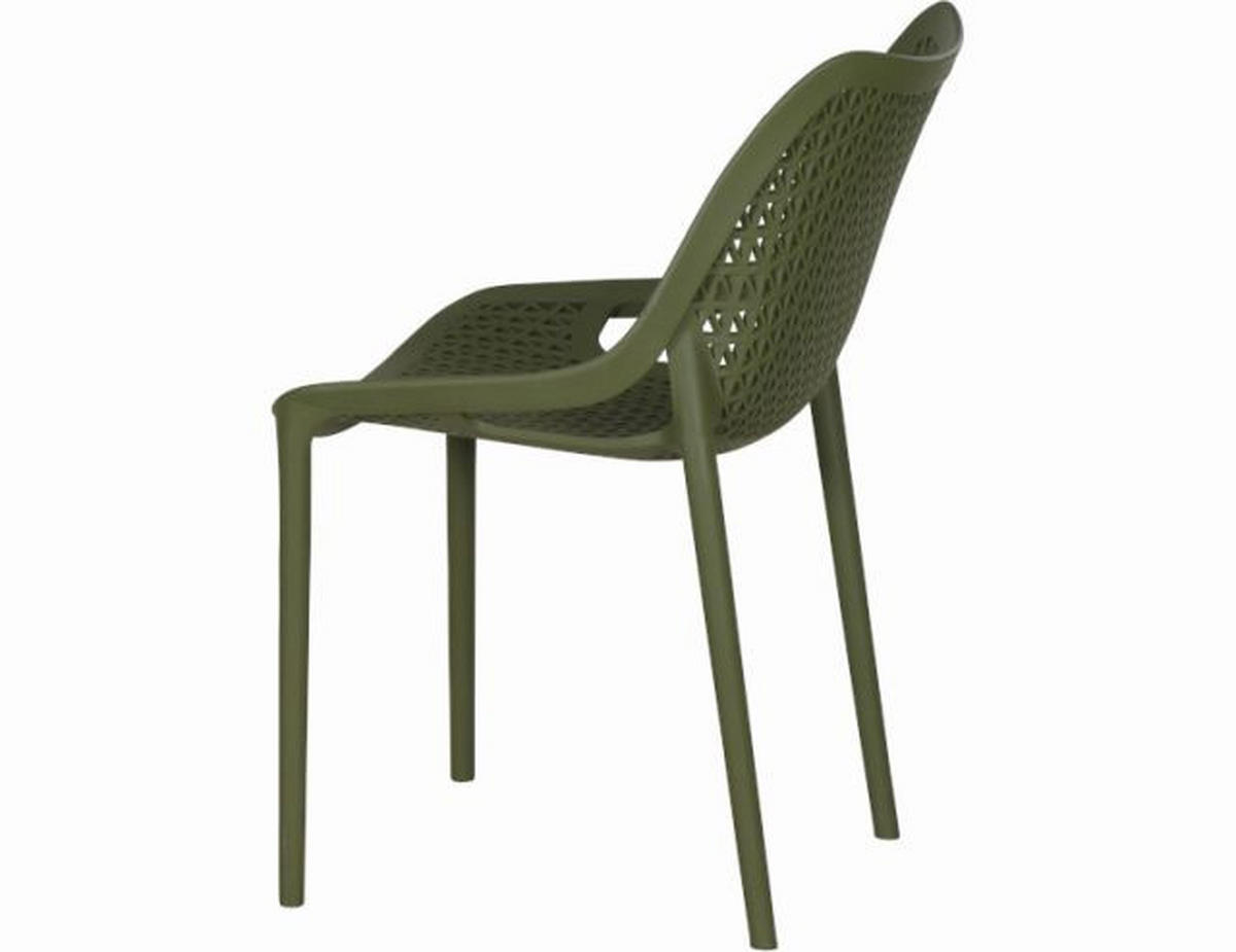 GARTENSTUHL-SET Olivgrün  - Olivgrün, Basics, Kunststoff (60/81/50cm) - Siena Garden