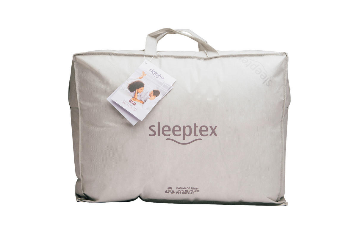 POSTEĽNÁ SADA, 140/200 cm - biela, Basics, textil (140/200cm) - Sleeptex