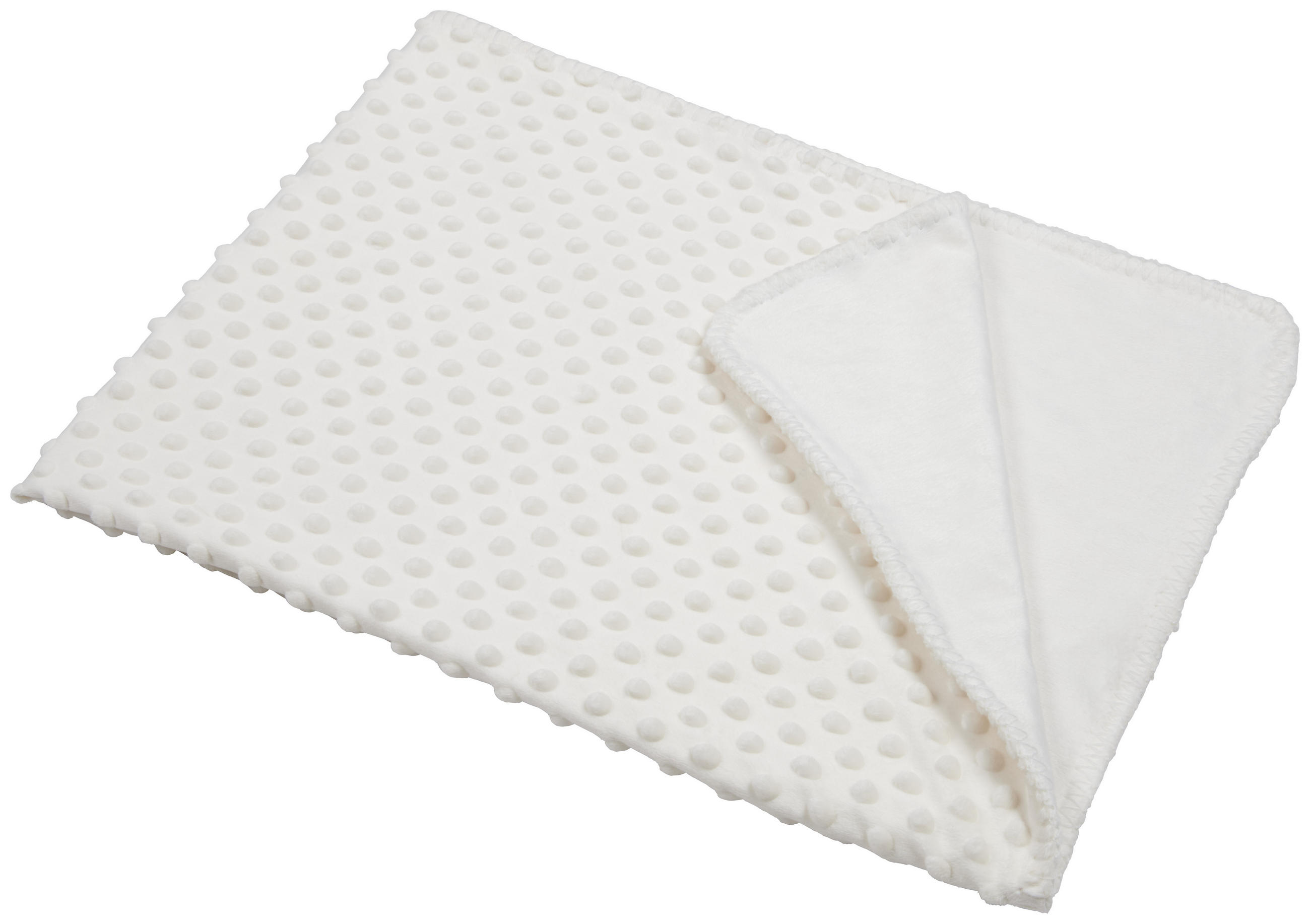 HEBKÁ DEKA, 75/100 cm - bílá, Basics, textil (75/100cm) - My Baby Lou
