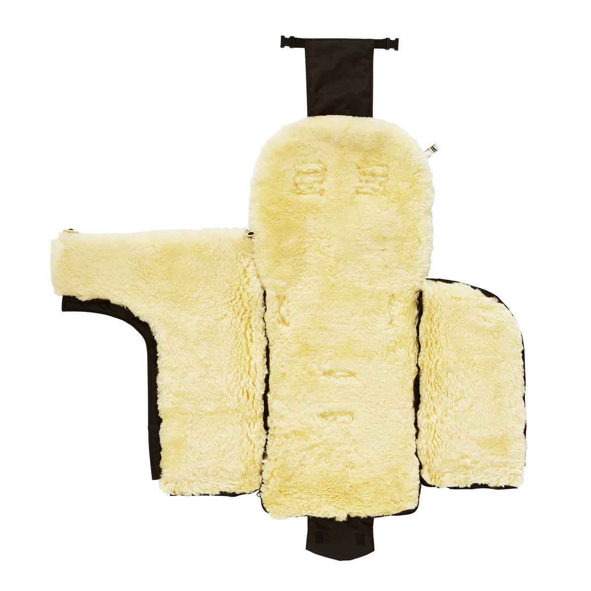 FELLSACK  - Schwarz, Natur, Textil (49/100cm) - Jimmylee