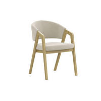 ARMLEHNSTUHL  Stoffauswahl Mikrofaser  Naturfarben, Eichefarben  - Eichefarben/Naturfarben, KONVENTIONELL, Holz/Textil (59/96/60cm) - Carryhome