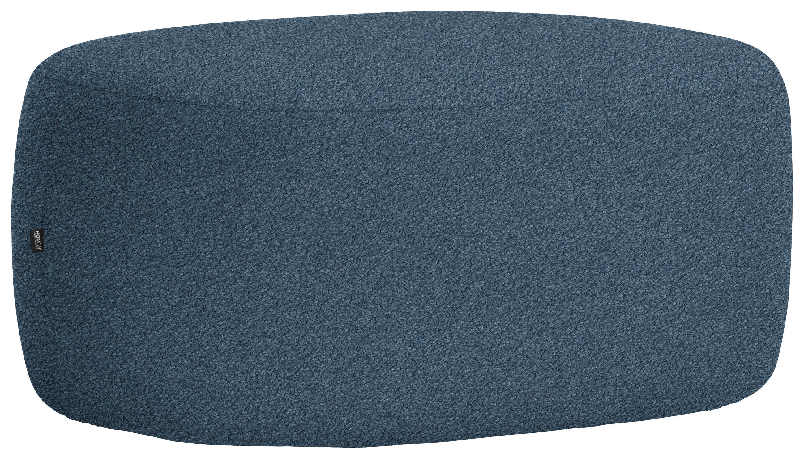 HOCKER in Textil Dunkelblau  - Schwarz/Dunkelblau, MODERN, Kunststoff/Textil (88/43/66cm) - Hom`in