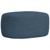 HOCKER in Textil Dunkelblau  - Schwarz/Dunkelblau, MODERN, Kunststoff/Textil (88/43/66cm) - Hom`in