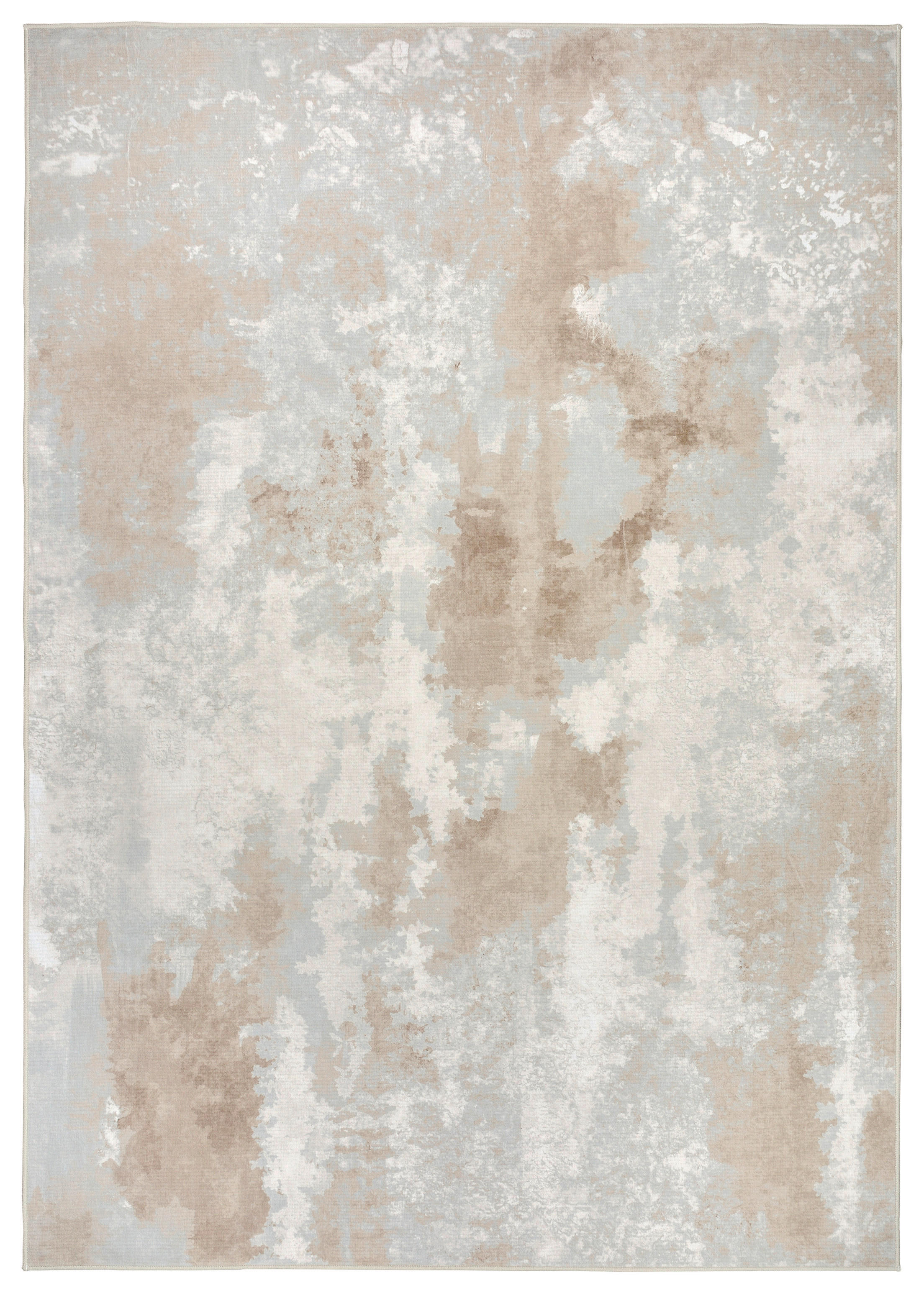KOBEREC TKANÝ NA PLOCHO, tmavě šedá, šedavě hnědá - tmavě šedá/šedavě hnědá, Design, textil/plast (160/230cm) - Lindorug