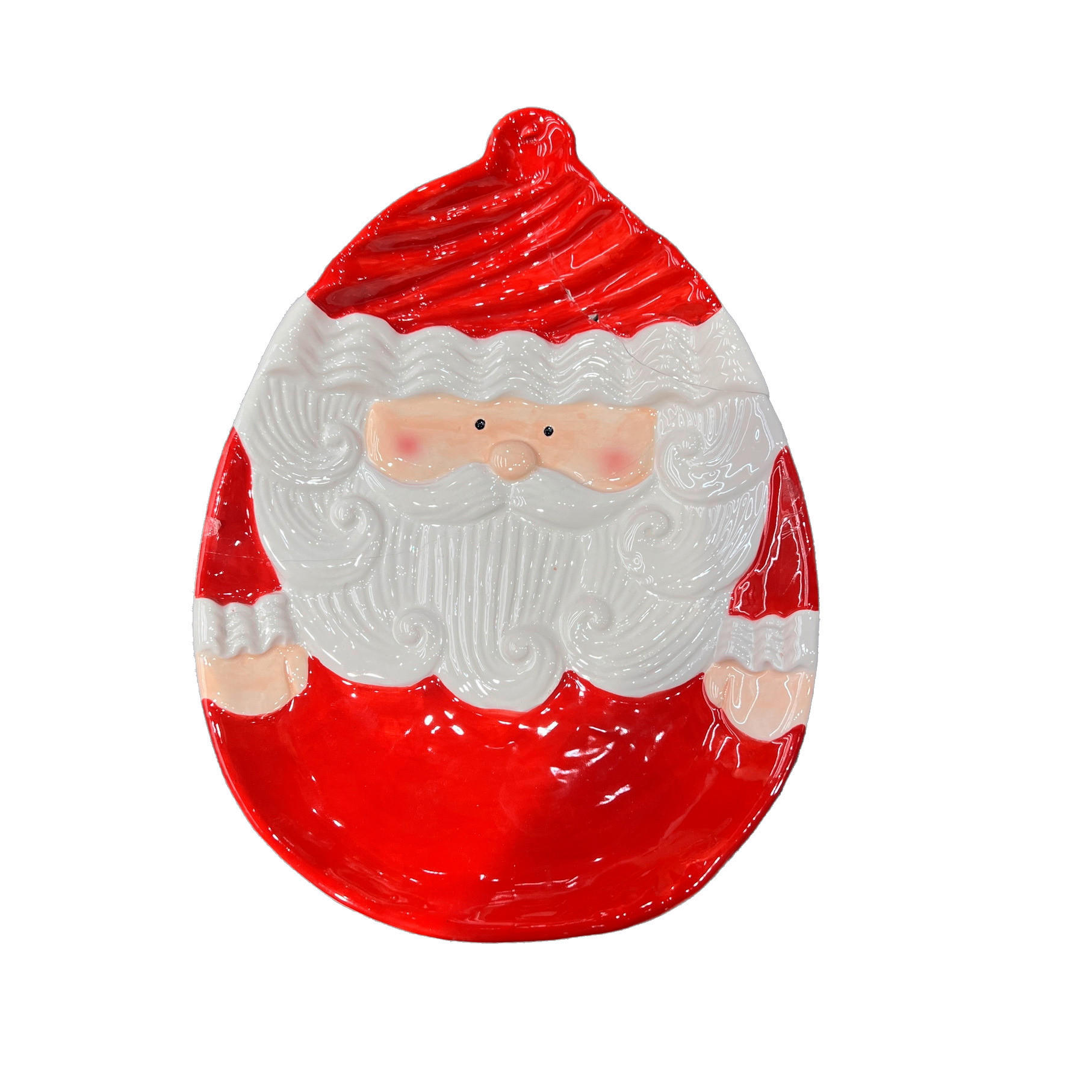 PLATZTELLER Keramik Dolomit  - Rot, LIFESTYLE, Keramik (27,2/3,2/19,6cm) - X-Mas