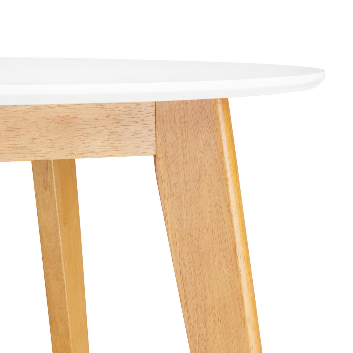 ESSTISCH in Holz 80/80/76 cm  - Weiss/Eichefarben, Design, Holz (80/80/76cm) - Livetastic