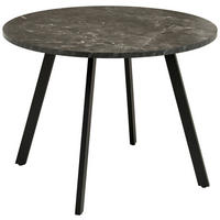 ESSTISCH in Metall, Holzwerkstoff  - Schwarz, KONVENTIONELL, Holzwerkstoff/Metall (100/76/100cm) - B&B Italia