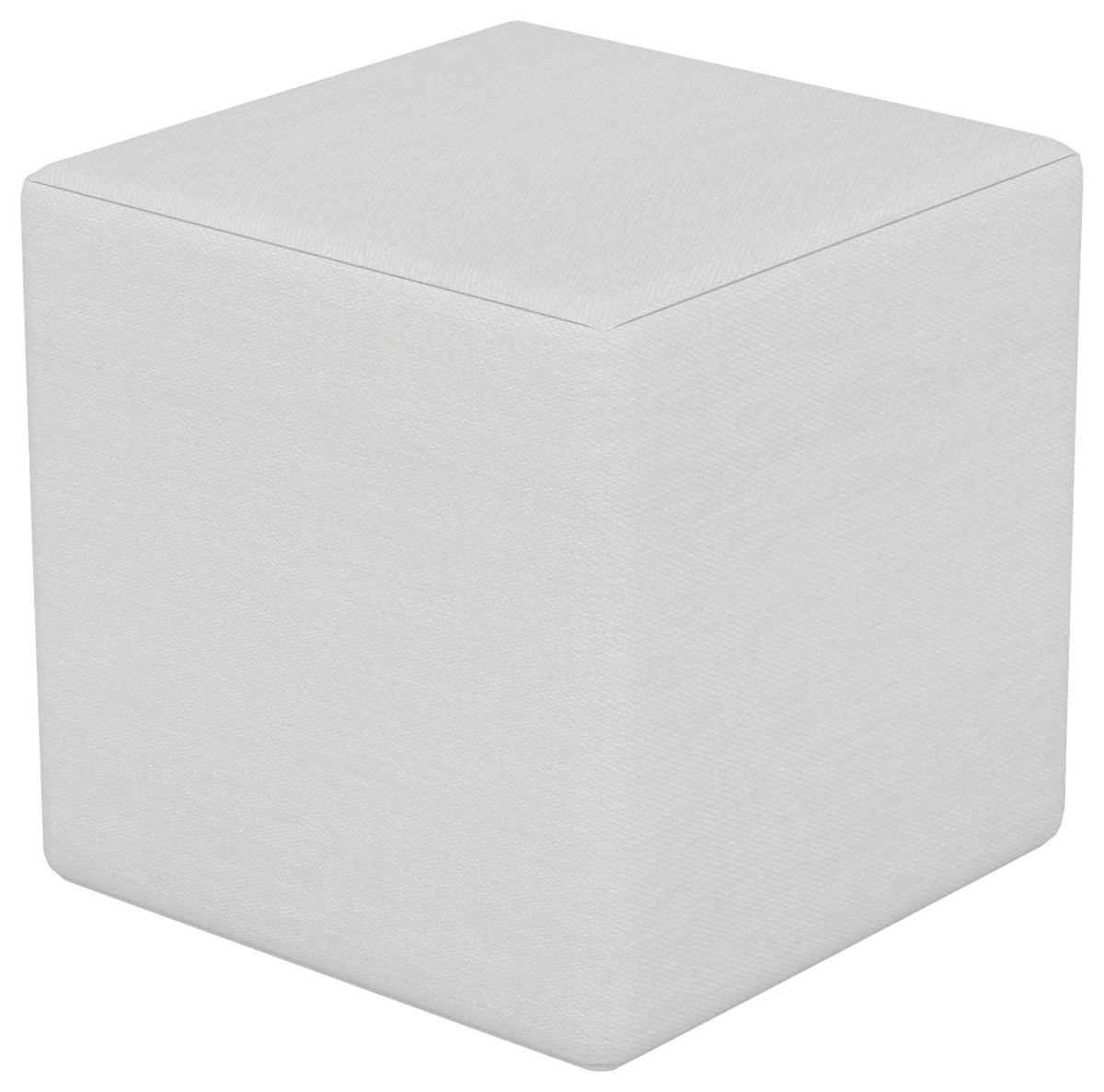 OUTDOORPOUF in  Uni  - Hellgrau, Basics, Textil (45/45cm)