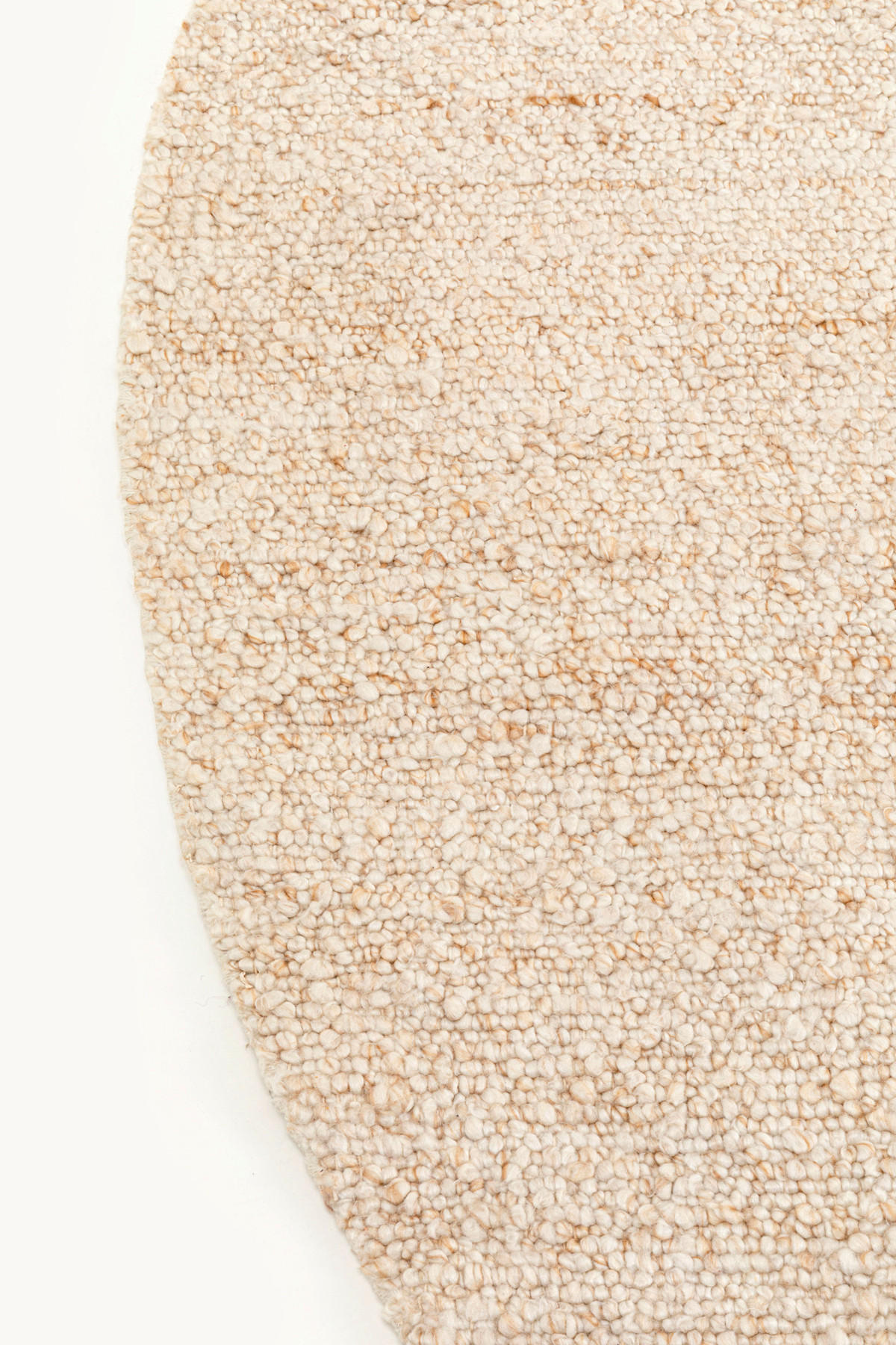 Thumbnail - Kare-Design Teppich, Creme, Textil, rund, 2 cm, Teppiche & Böden, Teppiche, Moderne Teppiche