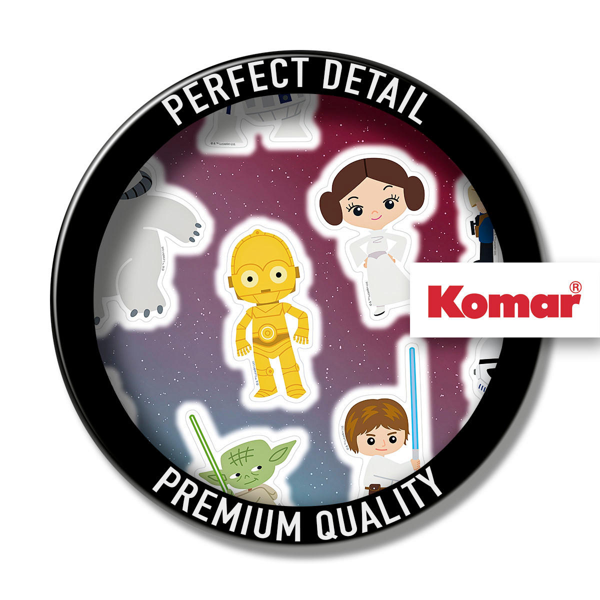 VÄGGDEKALER 50/70 cm     - multicolor, Basics, plast (50/70cm) - Komar