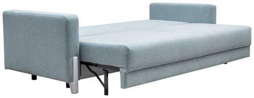SCHLAFSOFA Webstoff Mintgrün  - Schwarz/Weiß, Design, Holz/Textil (234/90/95cm) - Livetastic