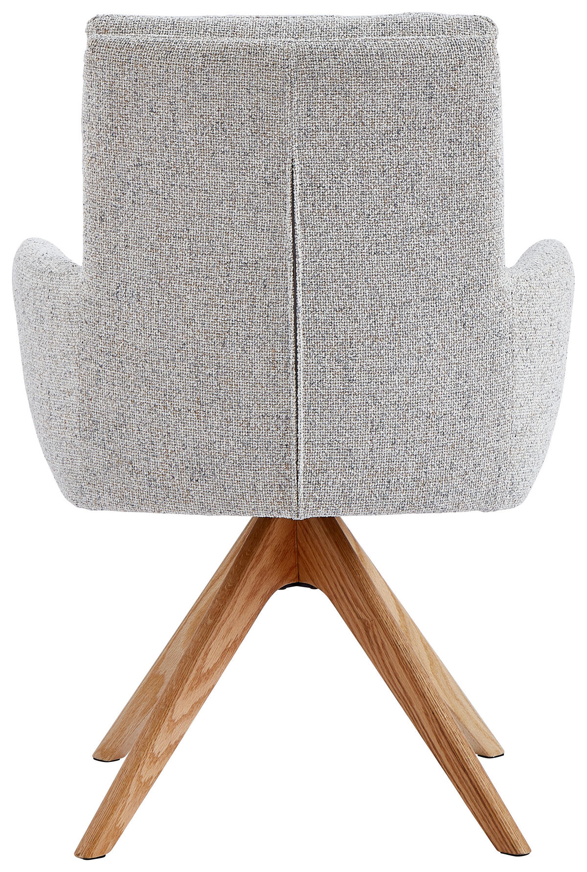 ARMLEHNSTUHL  in Webstoff  - Eichefarben/Beige, Design, Holz/Textil (60,5/88/67cm) - Novel