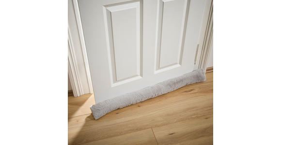 ZUGLUFTSTOPPER  11/95 cm   - Hellgrau, Basics, Textil (11/95cm) - Boxxx