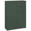 MIDISCHRANK 80/110/30 cm  - Schwarz/Grün, MODERN, Holzwerkstoff/Kunststoff (80/110/30cm) - MID.YOU