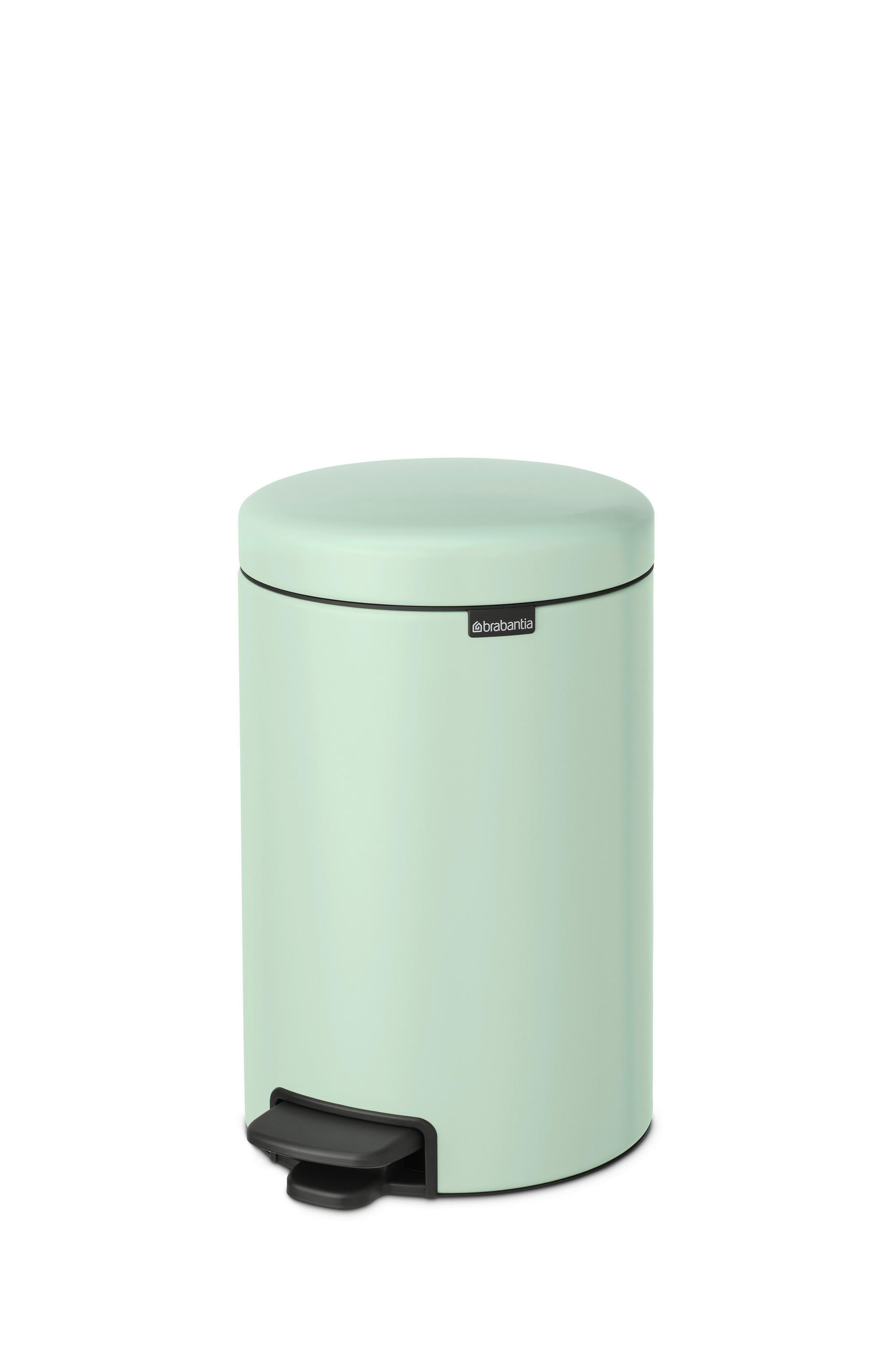 PEDÁLOS SZEMETES 12 l  - jadezöld/fekete, Design, műanyag/fém (12l)