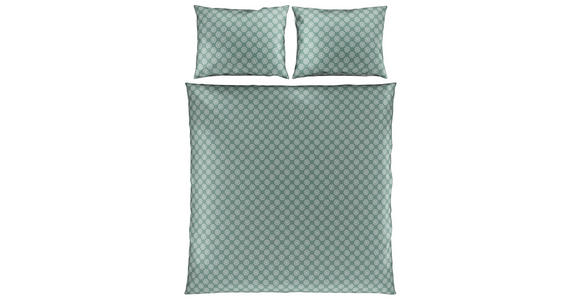 WENDEBETTWÄSCHE Satin 200/200 cm - Grün, KONVENTIONELL, Textil (200/200cm) - Esposa