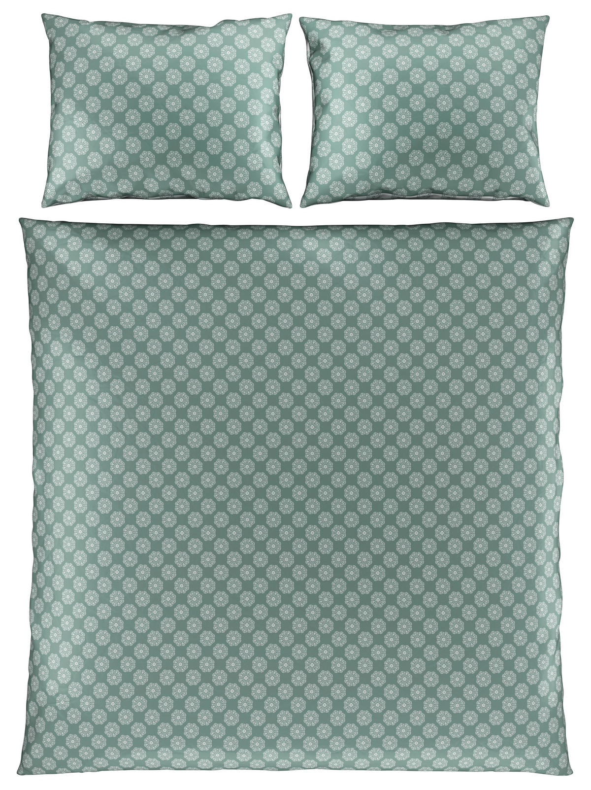 WENDEBETTWÄSCHE Satin 200/200 cm  - Grün, KONVENTIONELL, Textil (200/200cm) - Esposa