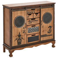 KOMMODE  in 110/100,5/35 cm  - Goldfarben/Multicolor, LIFESTYLE, Holz/Holzwerkstoff (110/100,5/35cm) - Landscape