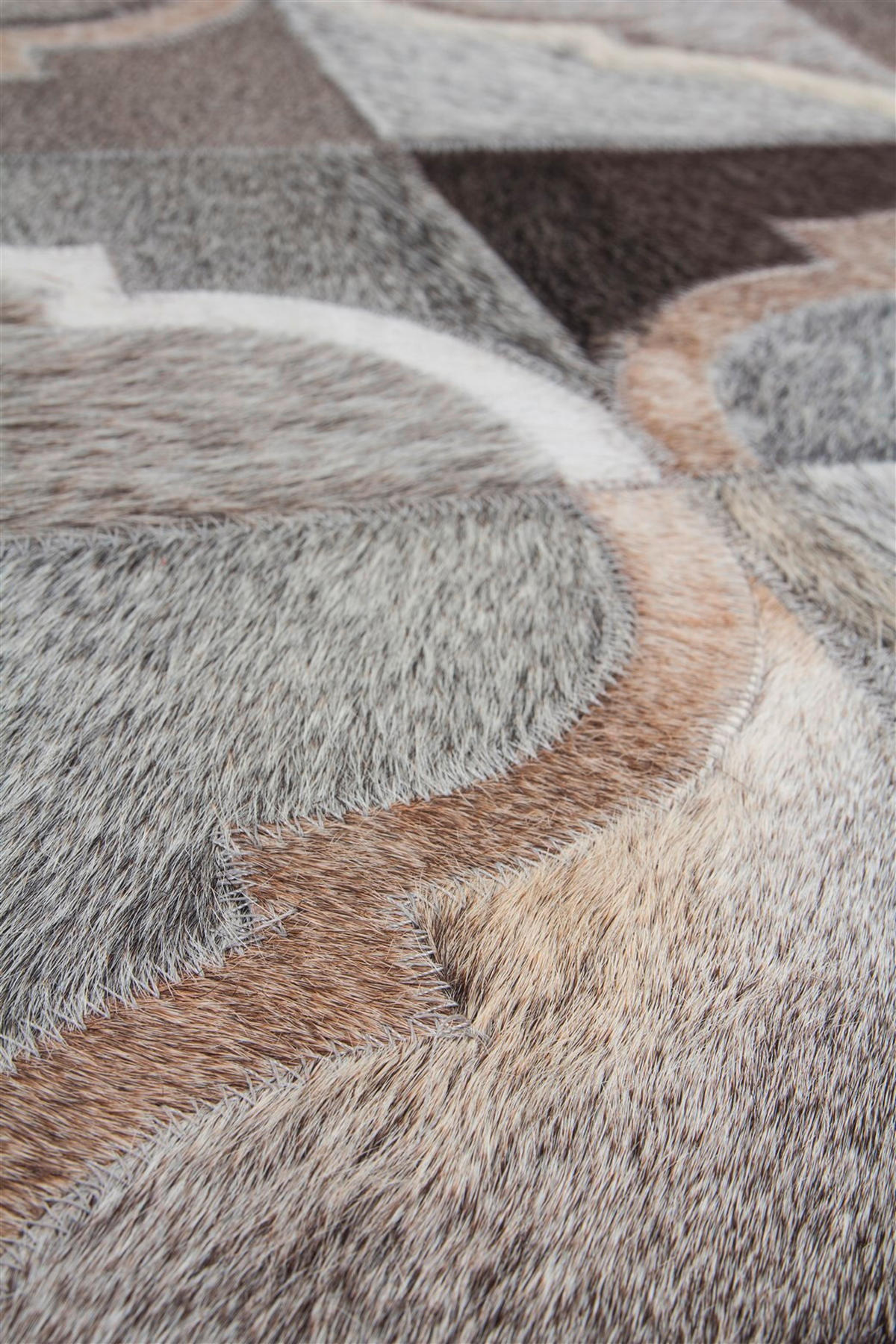 FLACHWEBETEPPICH 120/170 cm Grau  - Grau, Design, Leder/Textil (120/170cm) - Novel