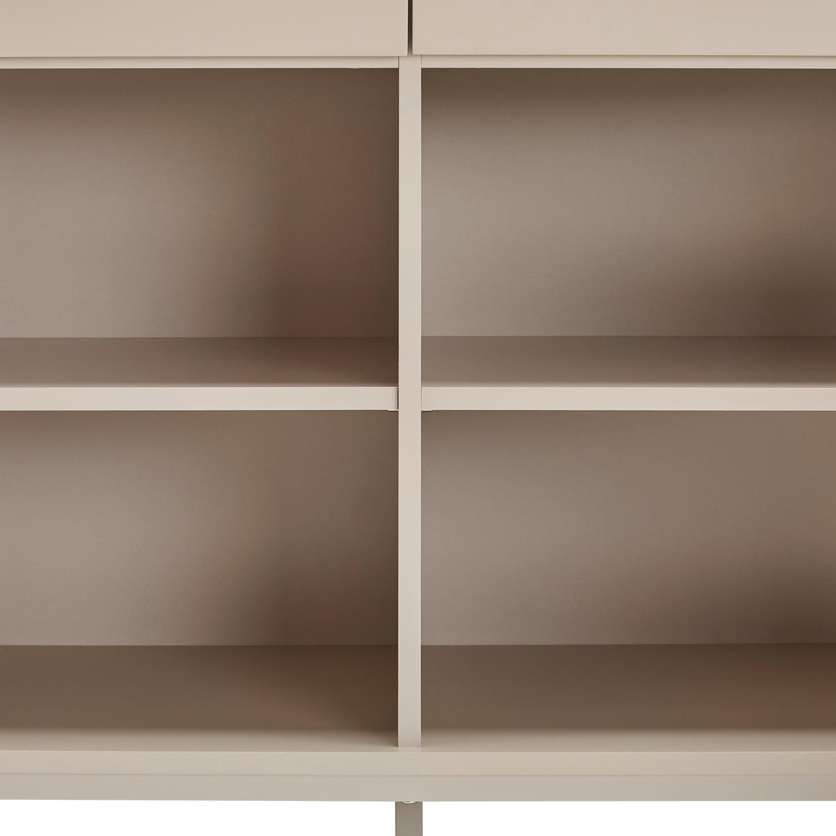 SIDEBOARD Rhodes 100/80/40 cm 2 Schublade(n)  - Kaschmir, Design, Holzwerkstoff/Metall (100/80/40cm) - MID.YOU