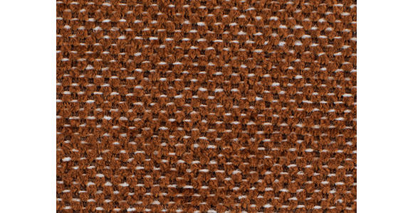 ECKSOFA in Chenille Cognac  - Cognac/Schwarz, KONVENTIONELL, Textil/Metall (184/265cm) - Hom`in