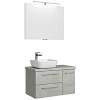 BADEZIMMER  in 90 cm  - Weiß/Grau, KONVENTIONELL, Holzwerkstoff (90cm) - Pelipal