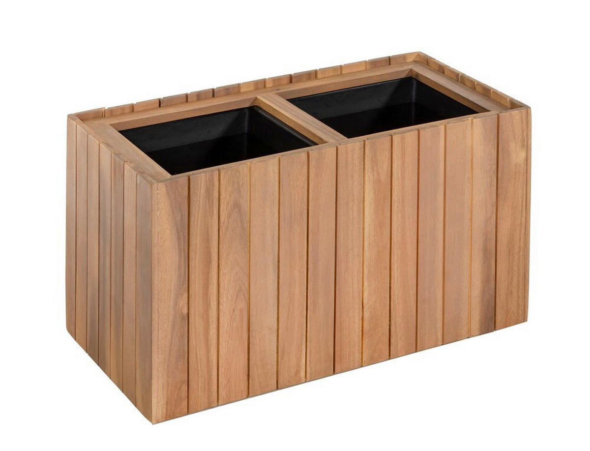 TRUHLÍK NA KVETY drevo, 57/30/35 cm - mokka, Basics, drevo (57/30/35cm) - Prestige Home