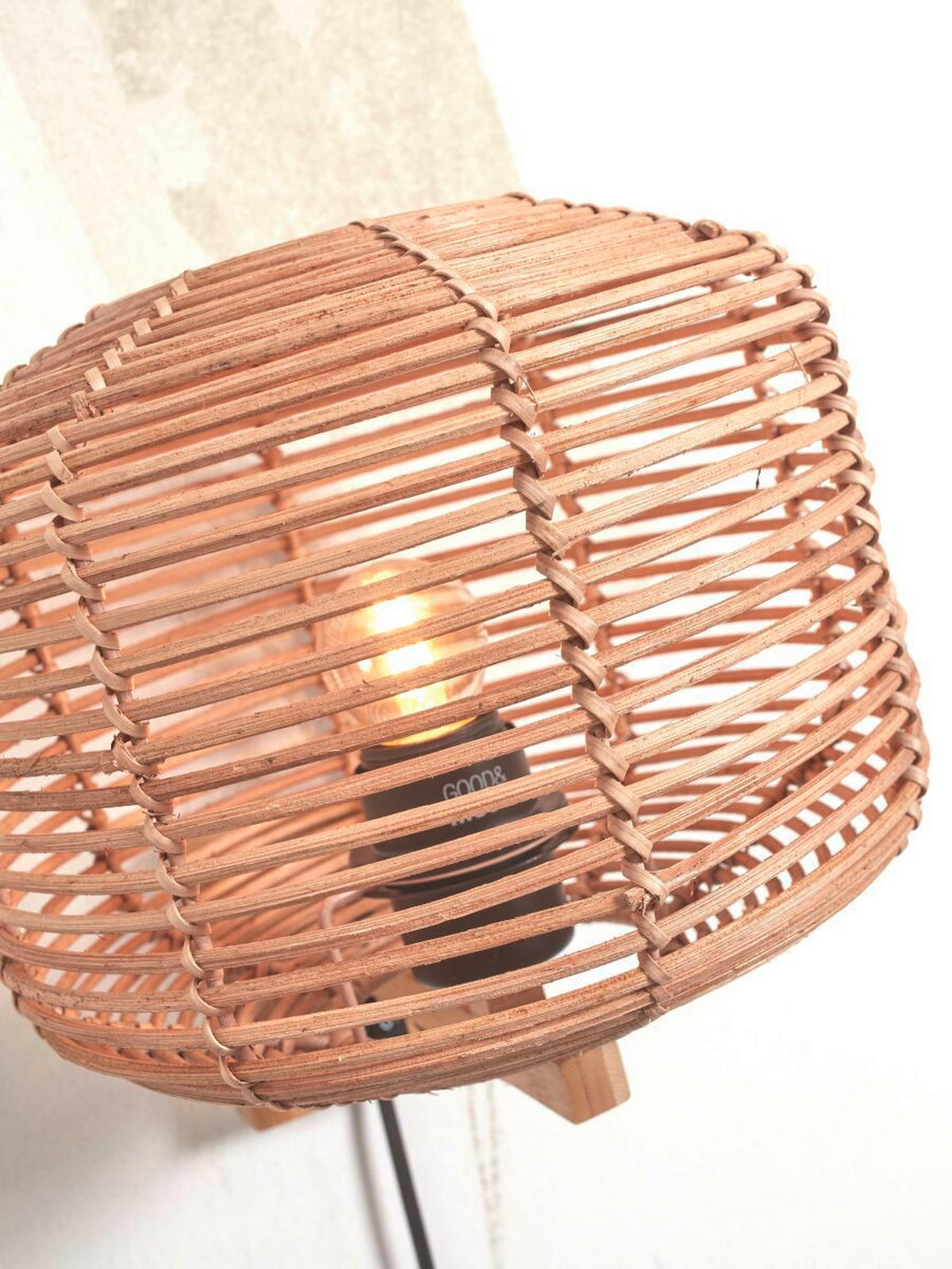 VÄGGLAMPA GOOD&MOJO  25/30/25 cm   - naturfärgad, Trend (25/30/25cm) - Good & Mojo