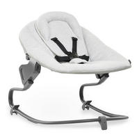 HOCHSTUHLLIEGE Alpha Bouncer Premium  - Hellgrau, Basics, Textil/Metall (66/51/49cm) - Hauck