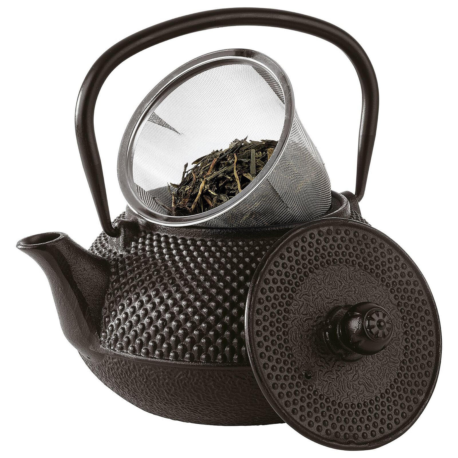 ČAJNIK    - crna, Osnovno, metal (17/14/17cm) - PADERNO