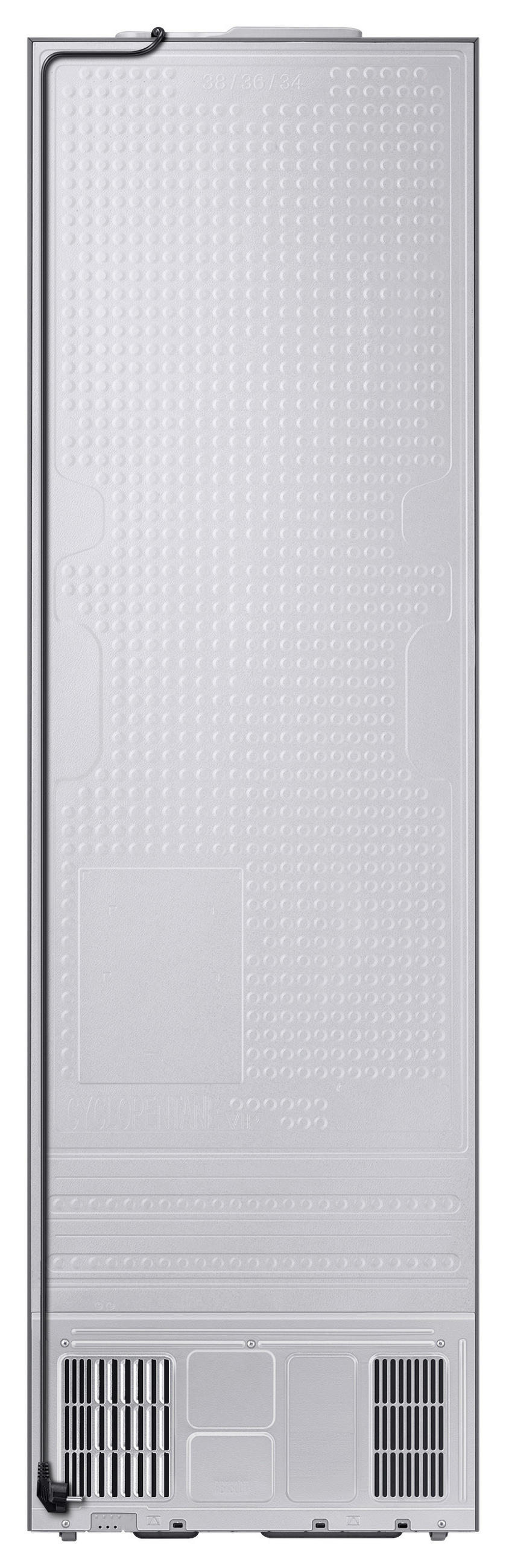 KÜHL-GEFRIER-KOMBINATION RB38T607BS9/EF  - Edelstahlfarben, Basics, Glas/Kunststoff (59,5/203/65,8cm) - Samsung