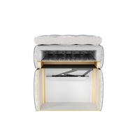 BOXBETT 160/200 cm  in Beige  - Beige/Schwarz, Modern, Textil (160/200cm) - MID.YOU