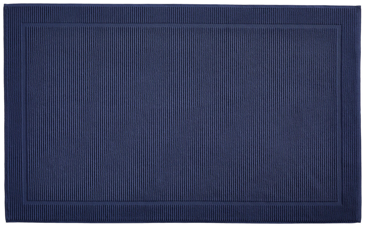 FÜRDŐSZOBASZŐNYEG  70/120 cm  kék   - kék, Basics, textil (70/120cm) - Bio:Vio