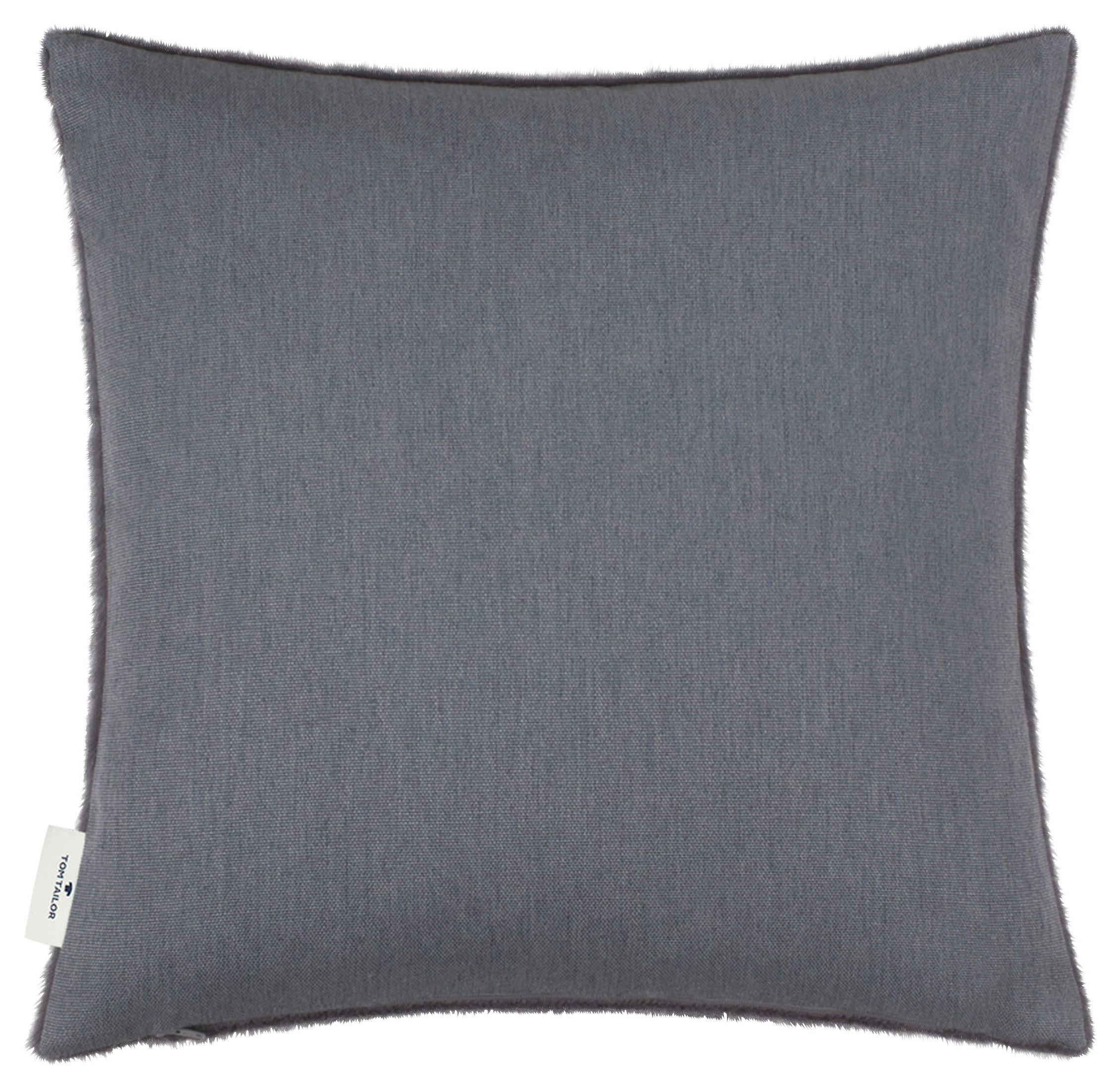 KISSENHÜLLE Natural 45/45 cm  - Dunkelgrau/Anthrazit, KONVENTIONELL, Textil (45/45cm) - Tom Tailor