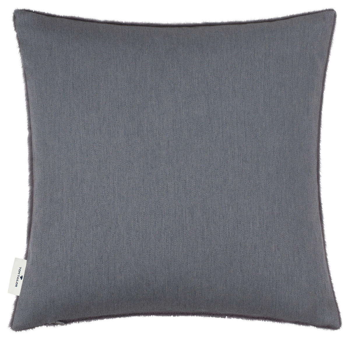 KISSENHÜLLE Natural 45/45 cm  - Dunkelgrau/Anthrazit, KONVENTIONELL, Textil (45/45cm) - Tom Tailor