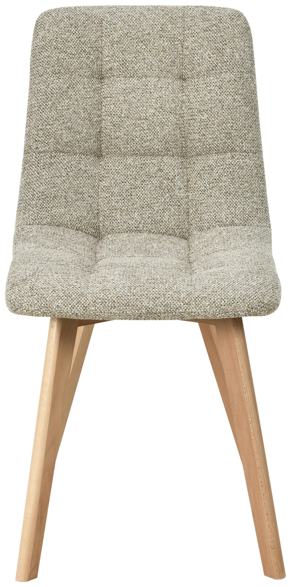 STUHL  Stoffauswahl Leinenoptik  - Taupe/Naturfarben, Design, Holz/Textil (45/89/53cm) - Carryhome